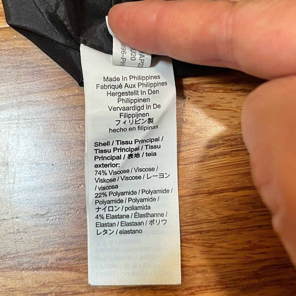 NWT! J. Crew strapless black empire waist cocktail lined zip-up dress. Size 4 - Picture 13 of 14